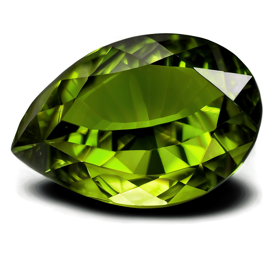 Peridot On White Background Png Dcj2