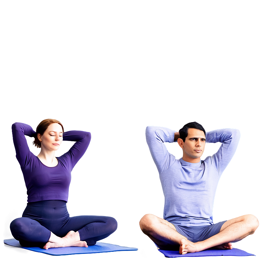 Person Doing Yoga Png 05042024