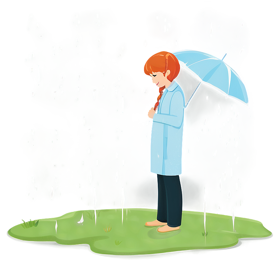 Person In Rain Png 91