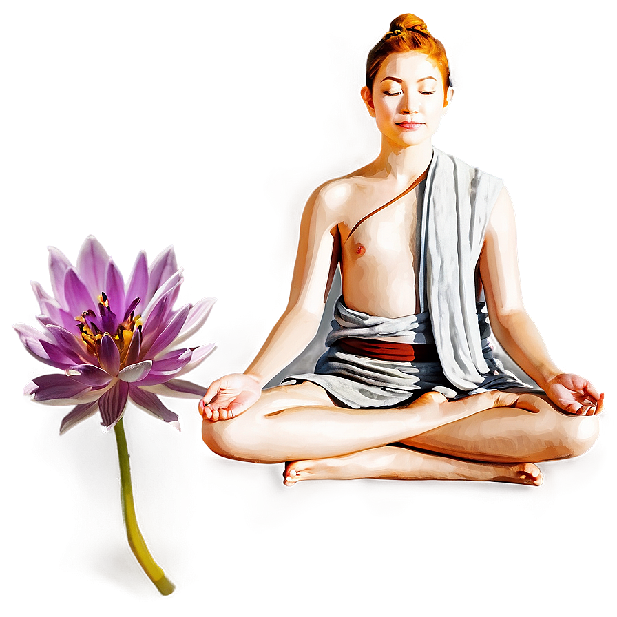 Person Meditating Png Uls