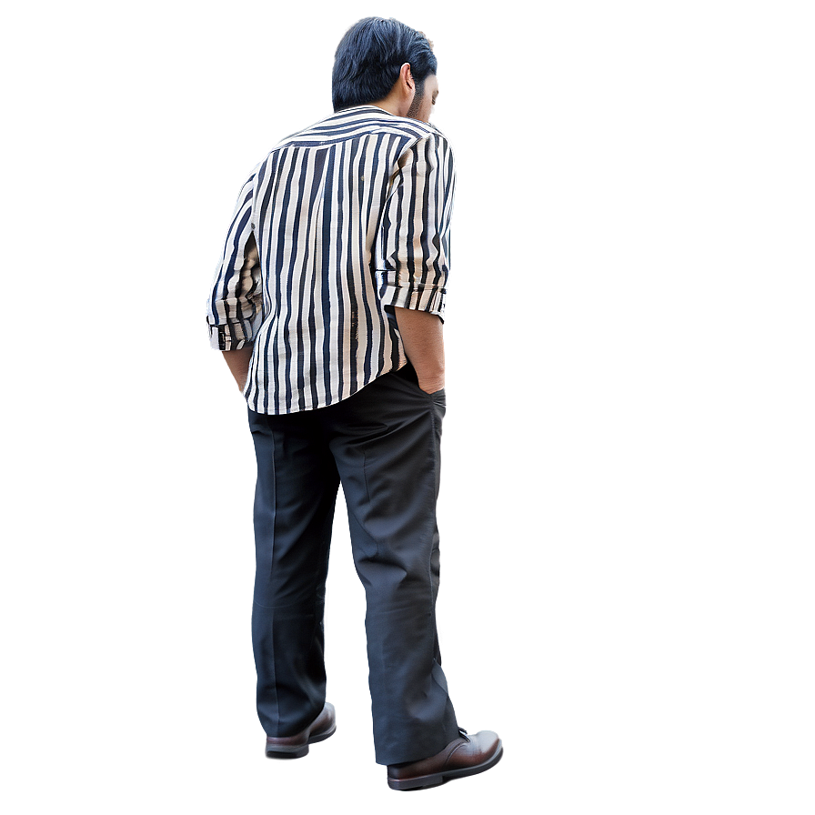 Person Walking Away Back View Png Pca40