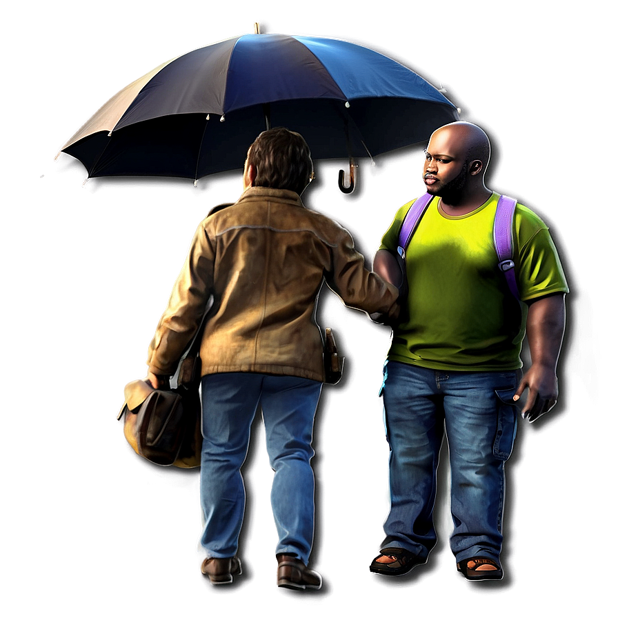 Person With Umbrella Png Xov21