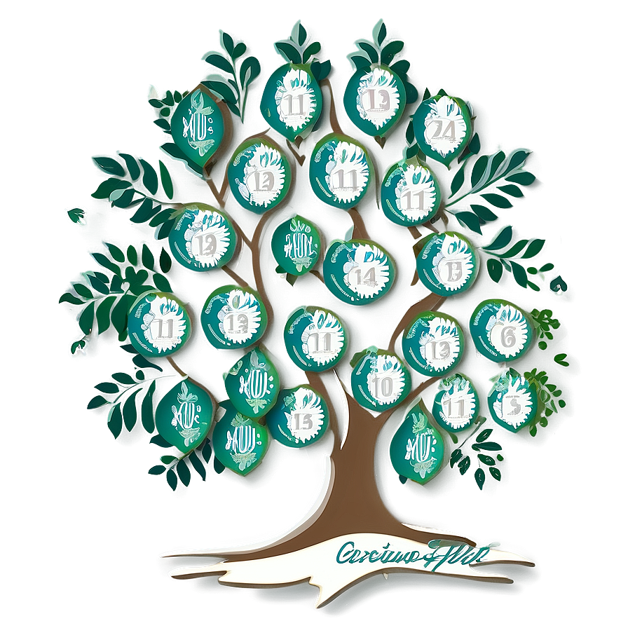 Personalized Family Reunion Tree Art Png 06212024