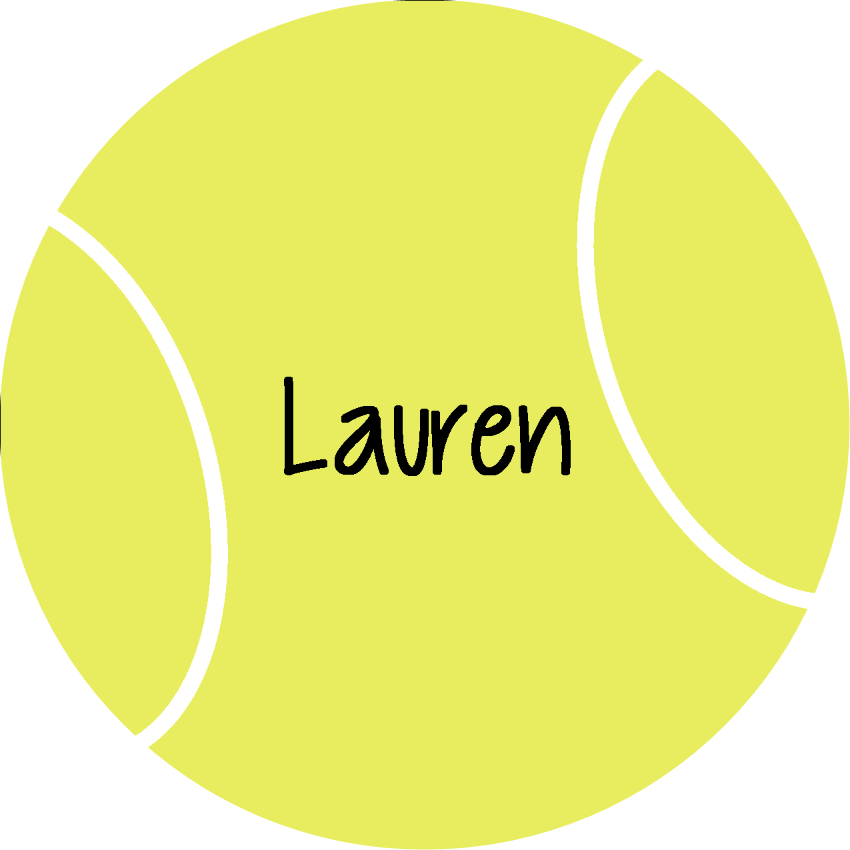 Personalized Tennis Ball Label