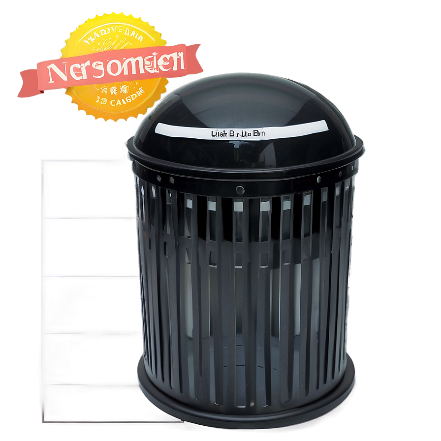 Personalized Trash Bin Assembly Png 05252024