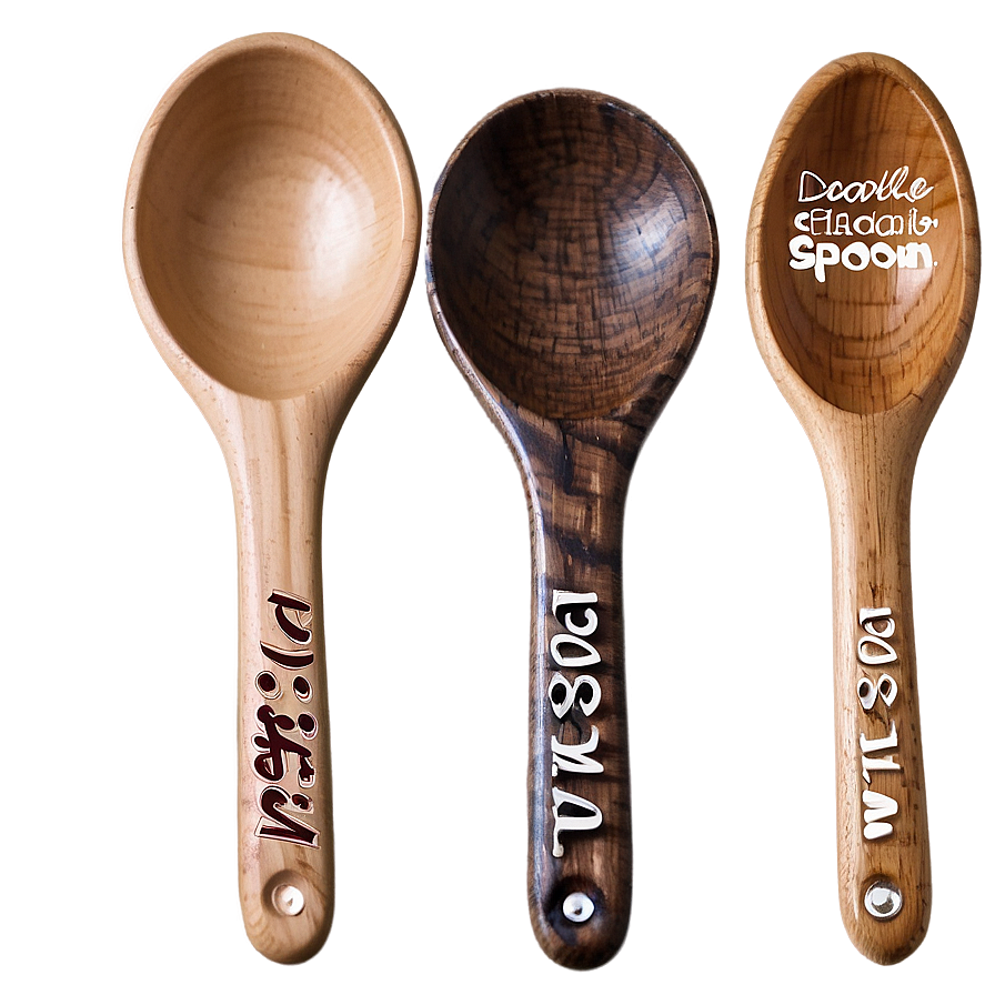 Personalized Wooden Spoon Png Xax