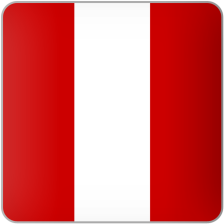 Peruvian Flag Simple Design