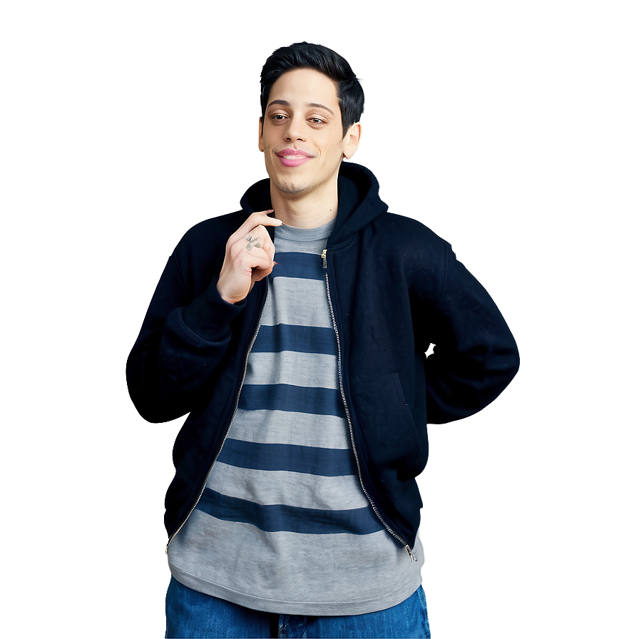 Pete Davidson In Hoodie Png 06252024