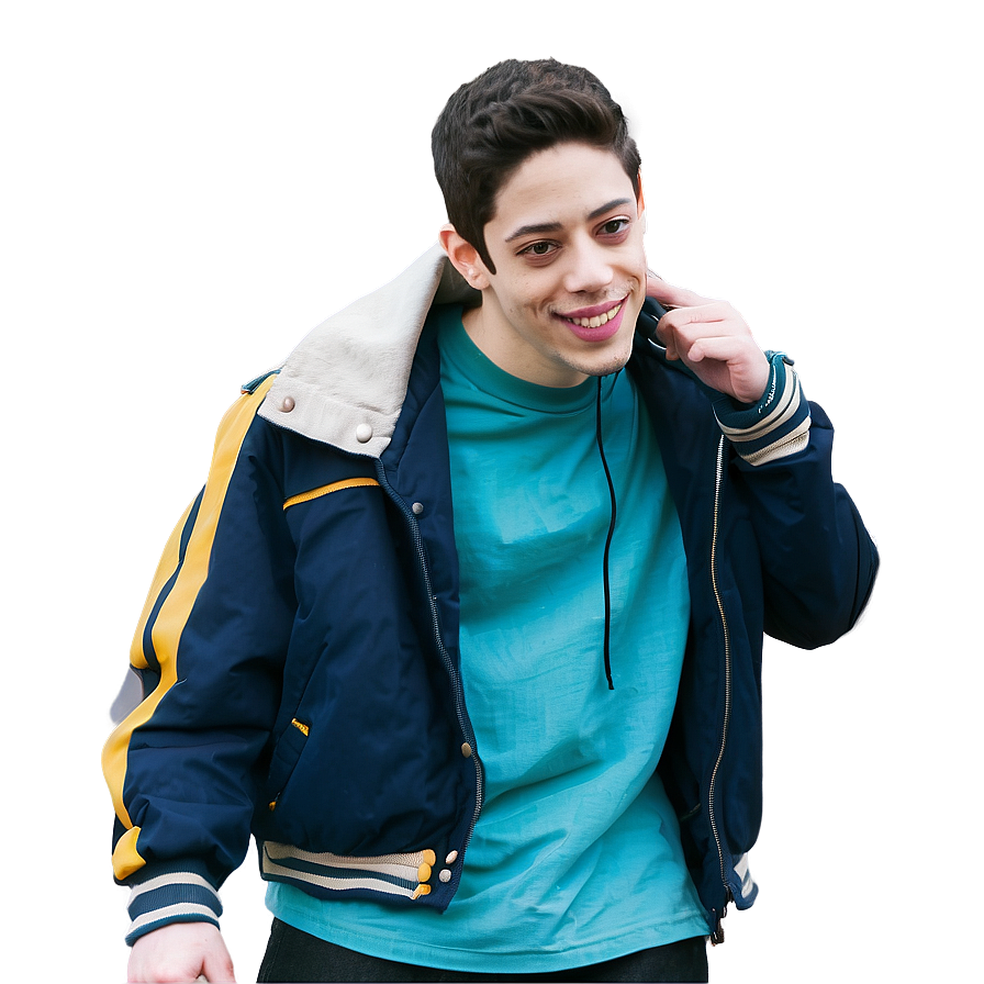 Pete Davidson With Fans Png 7