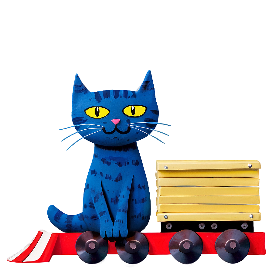 Pete The Cat's Train Trip Png 05252024