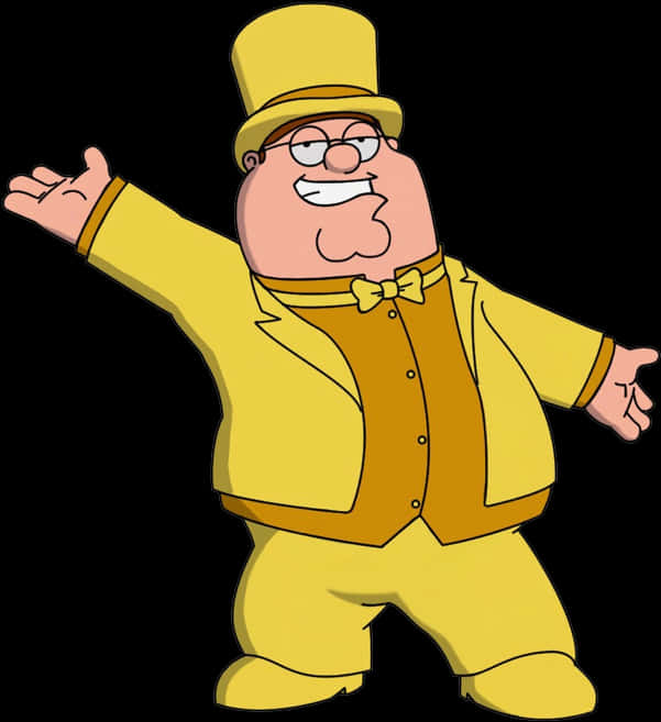 Peter Griffin Yellow Suit