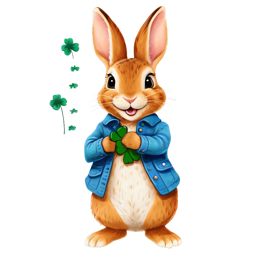 Peter Rabbit And The Four-leaf Clover Png 06262024