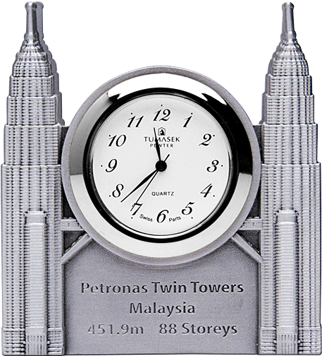 Petronas Twin Towers Clock Souvenir