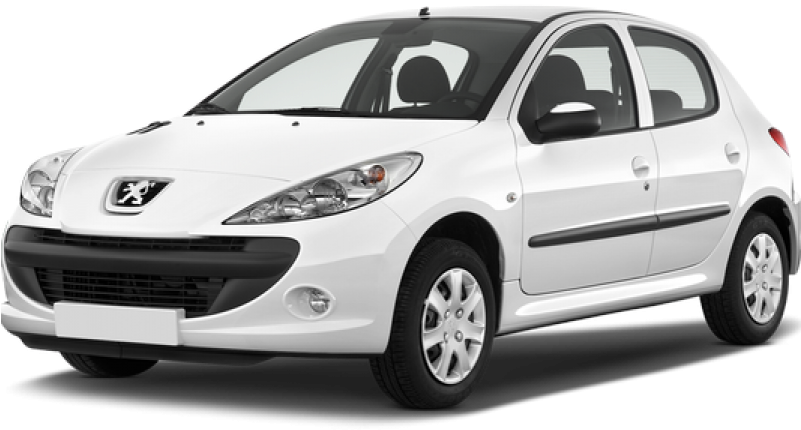 Peugeot206 White Hatchback