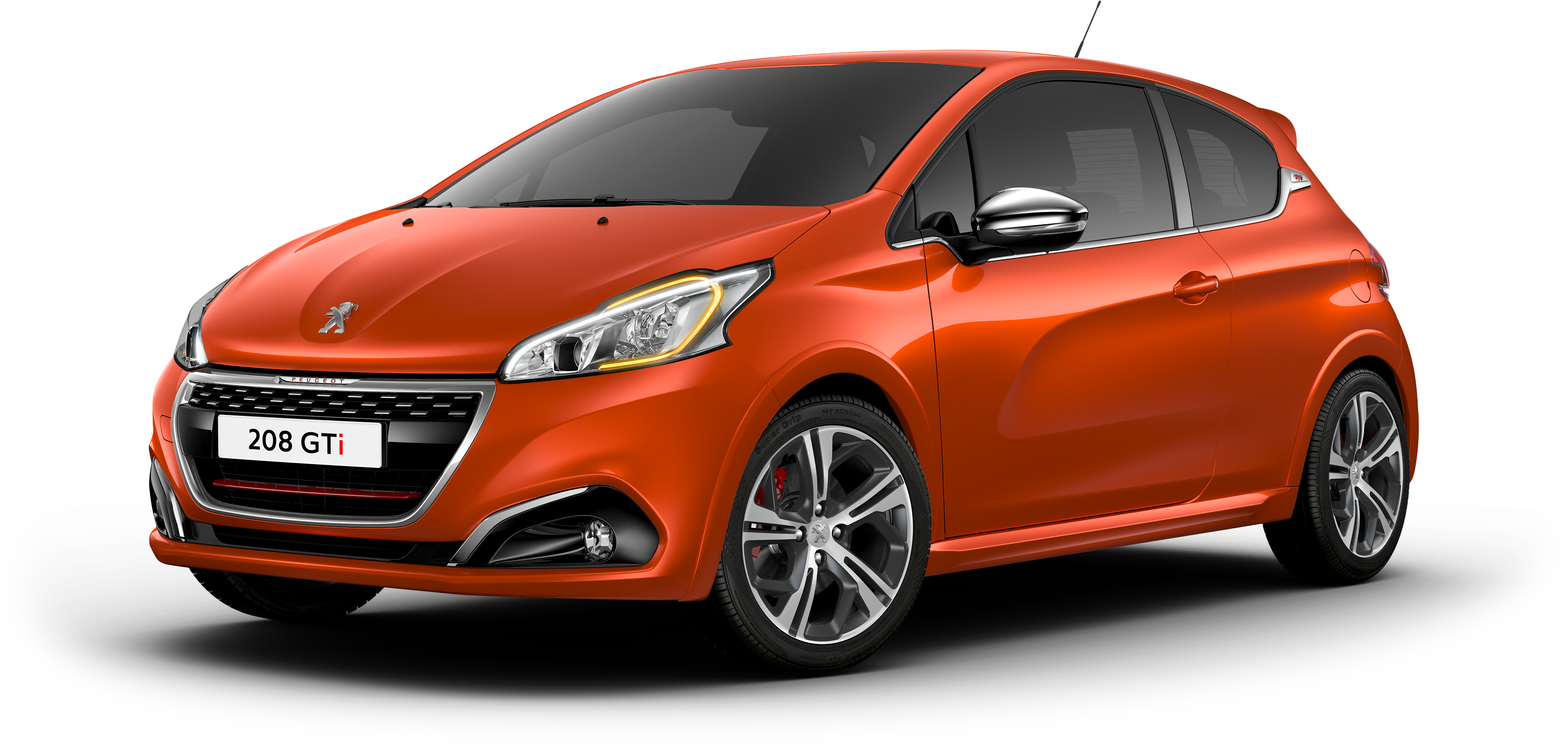 Peugeot208 G Ti Orange Side View