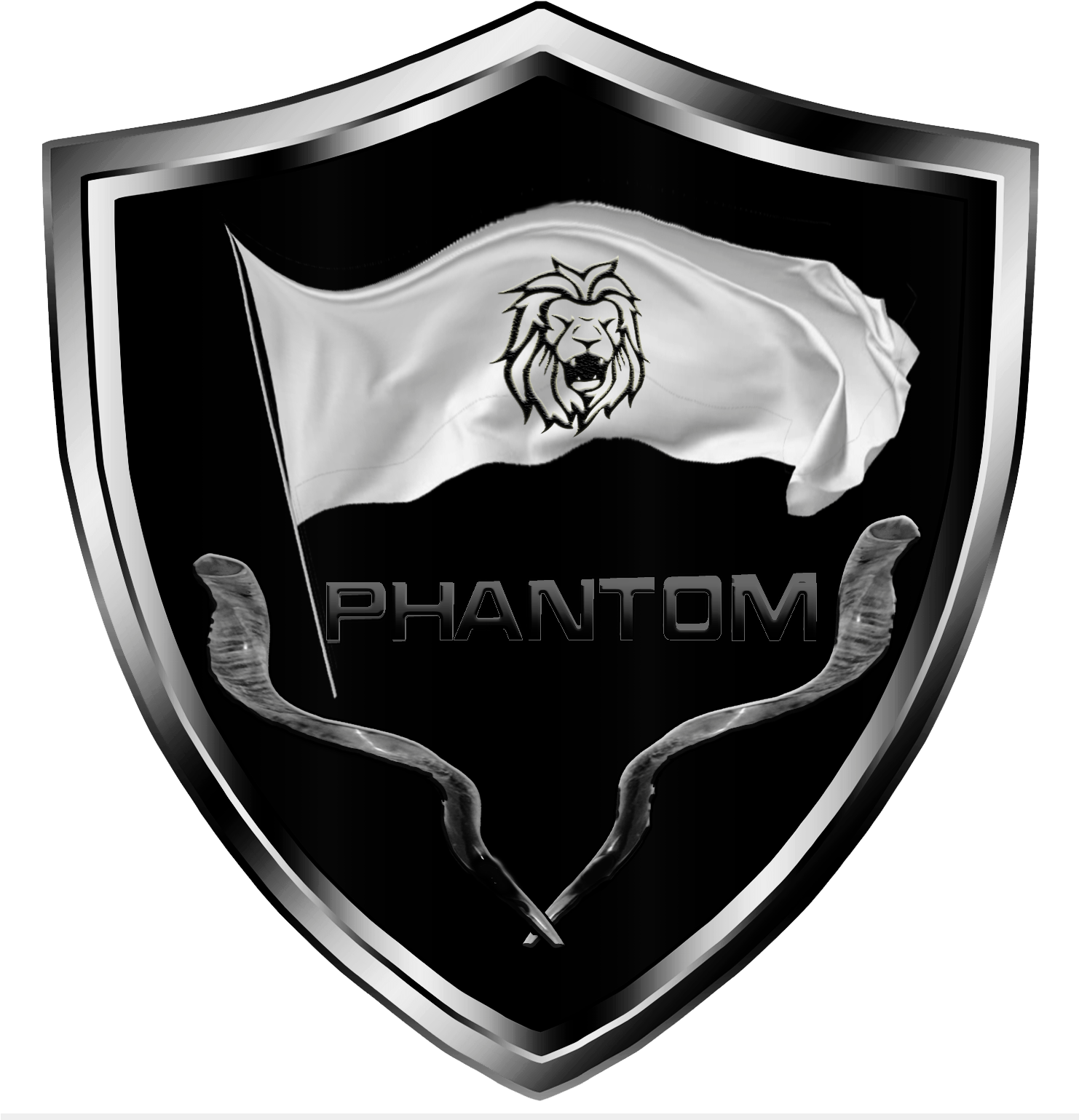 Phantom Lion Shield Logo