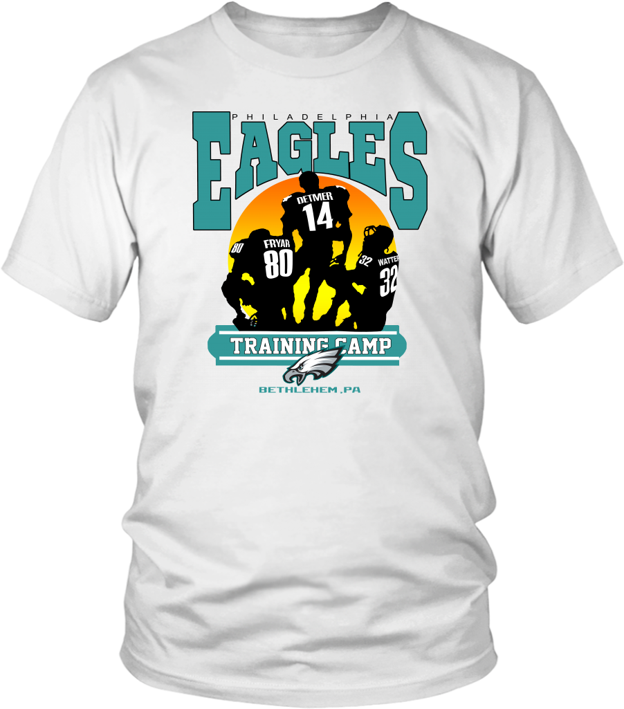 Philadelphia Eagles Training Camp T Shirt Design