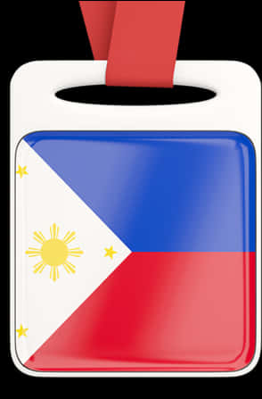 Philippine Flag Keychain Design