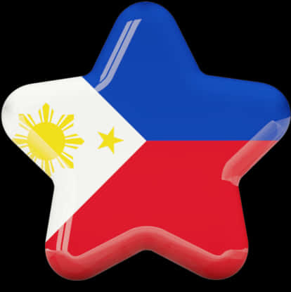 Philippine Flag Star Shape