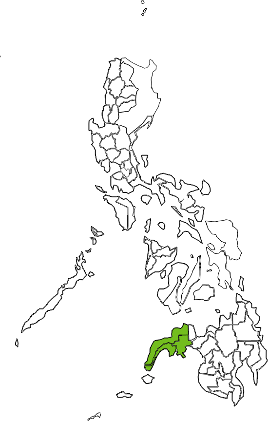 Philippines Map Highlighted Region