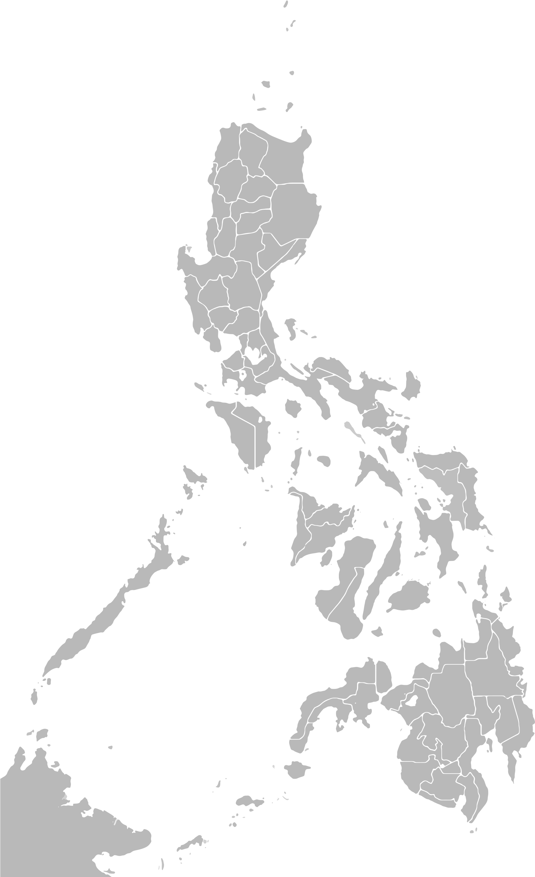 Philippines Map Silhouette