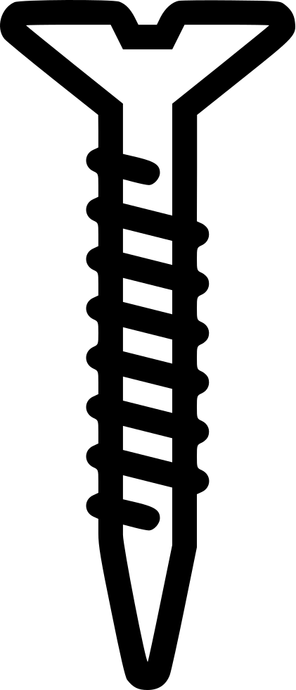 Phillips Head Screw Outline