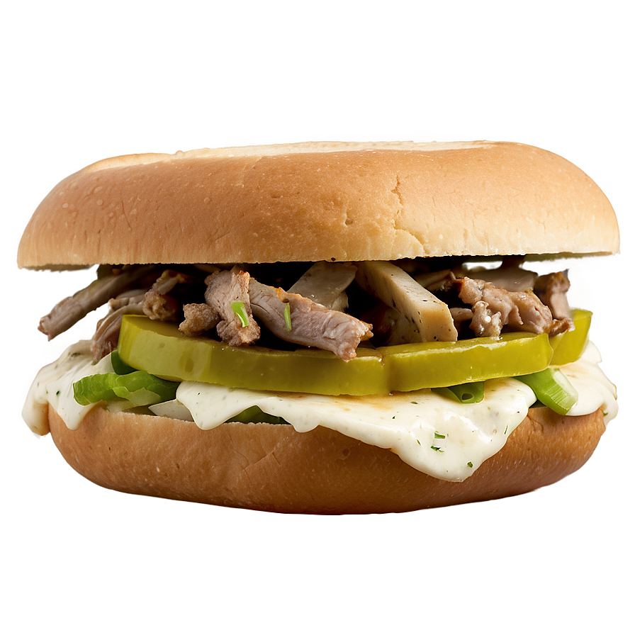 Philly Cheesesteak Chicken Sandwich Png 06132024