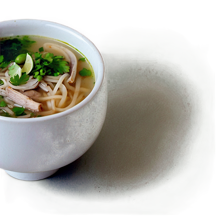 Pho Soup Bowl Top View Png 50