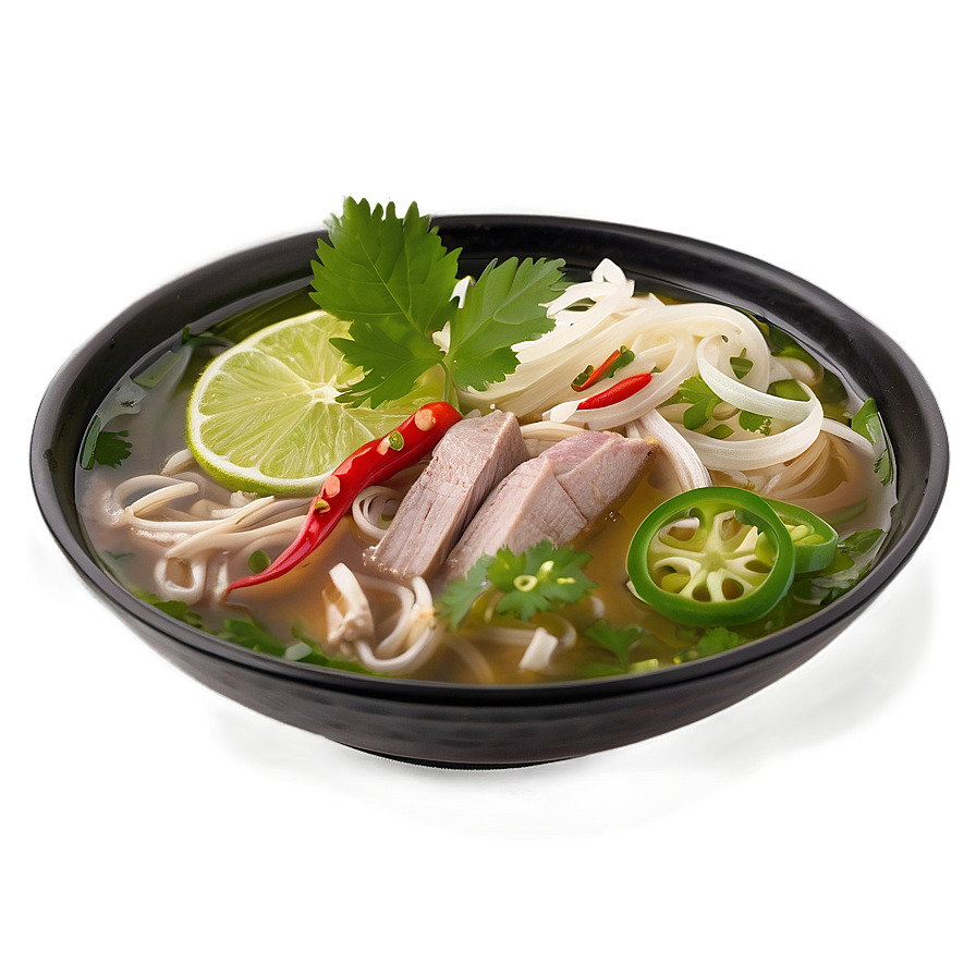 Pho With Lime And Chili Png Yab