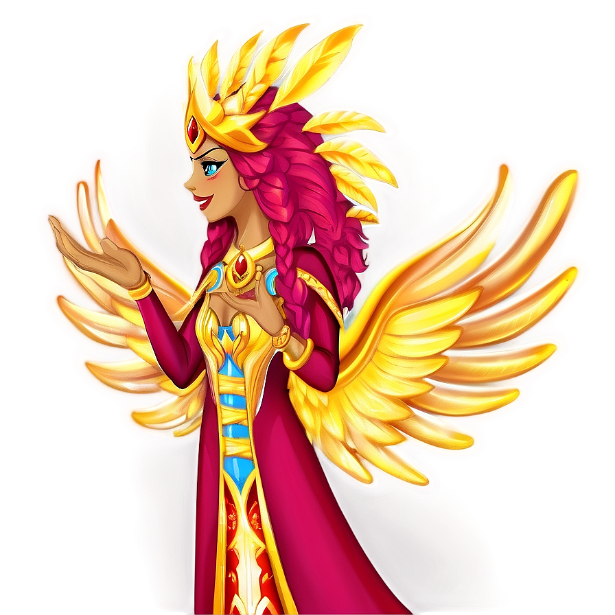 Phoenix Fire Goddess Png Nwe12