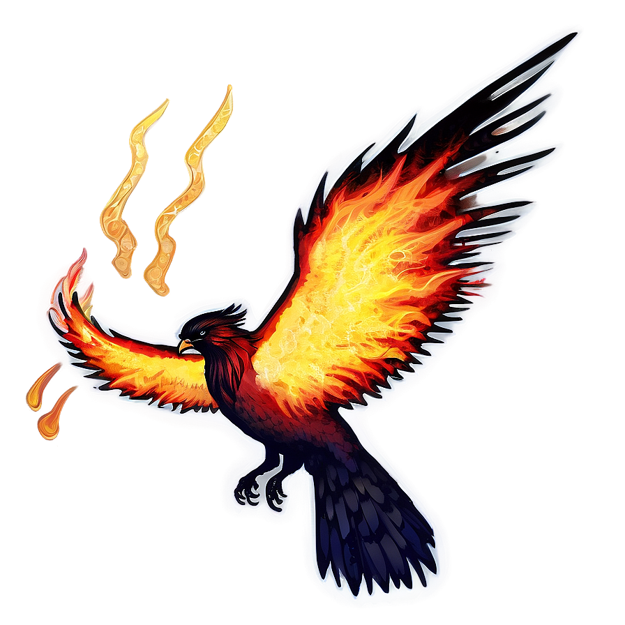 Phoenix In Flames Png Klk