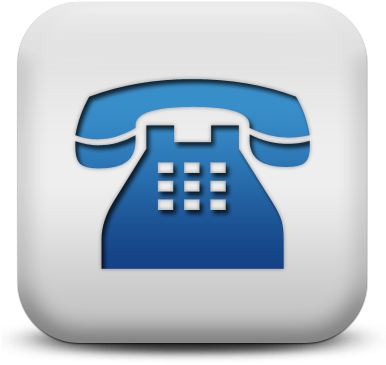 Phone App Icon Blueand White