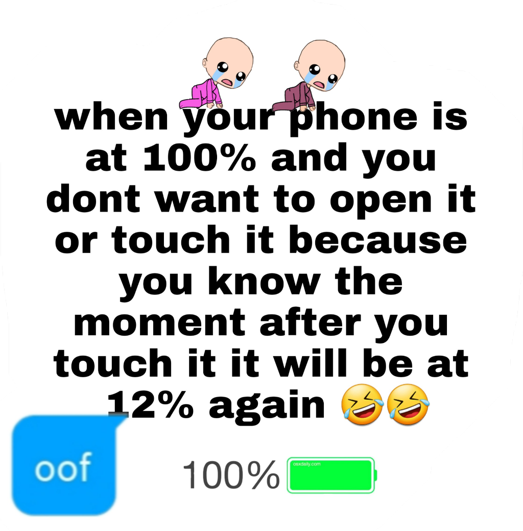 Phone Battery Meme_ Roblox Oof