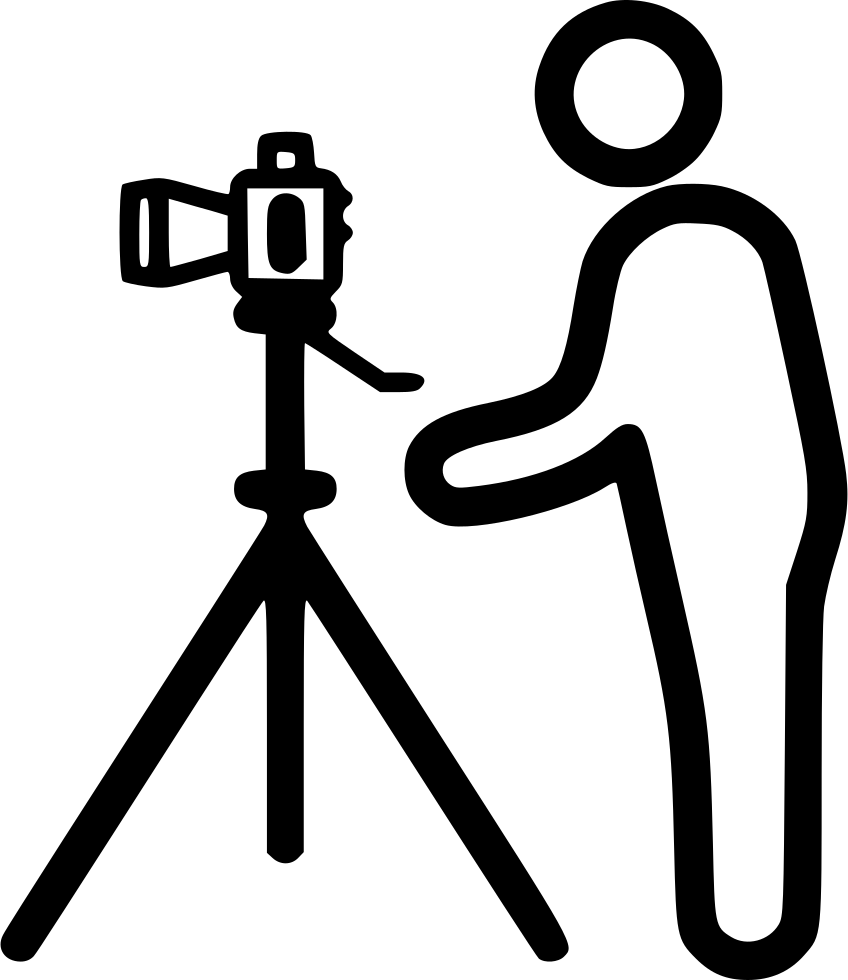 Photographer Silhouettewith Tripod Camera