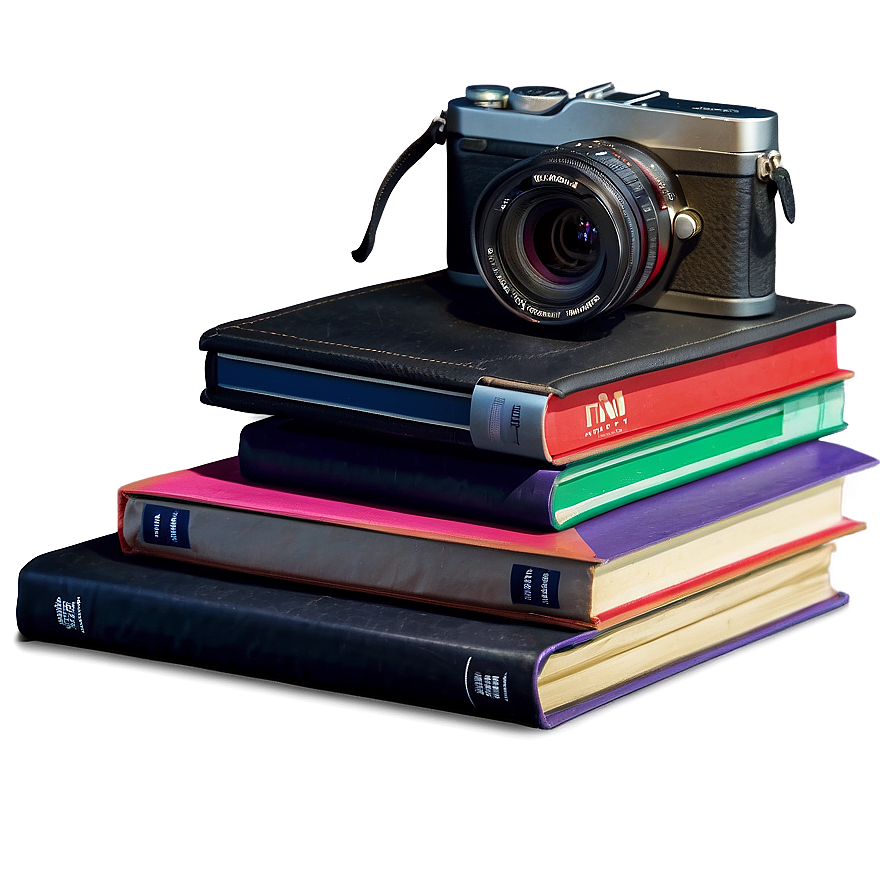 Photography Books Stack Png Hhp