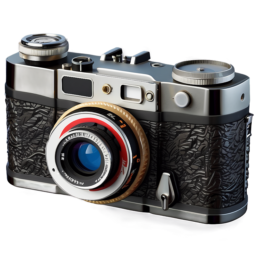 Photorealistic Vintage Camera Png 98