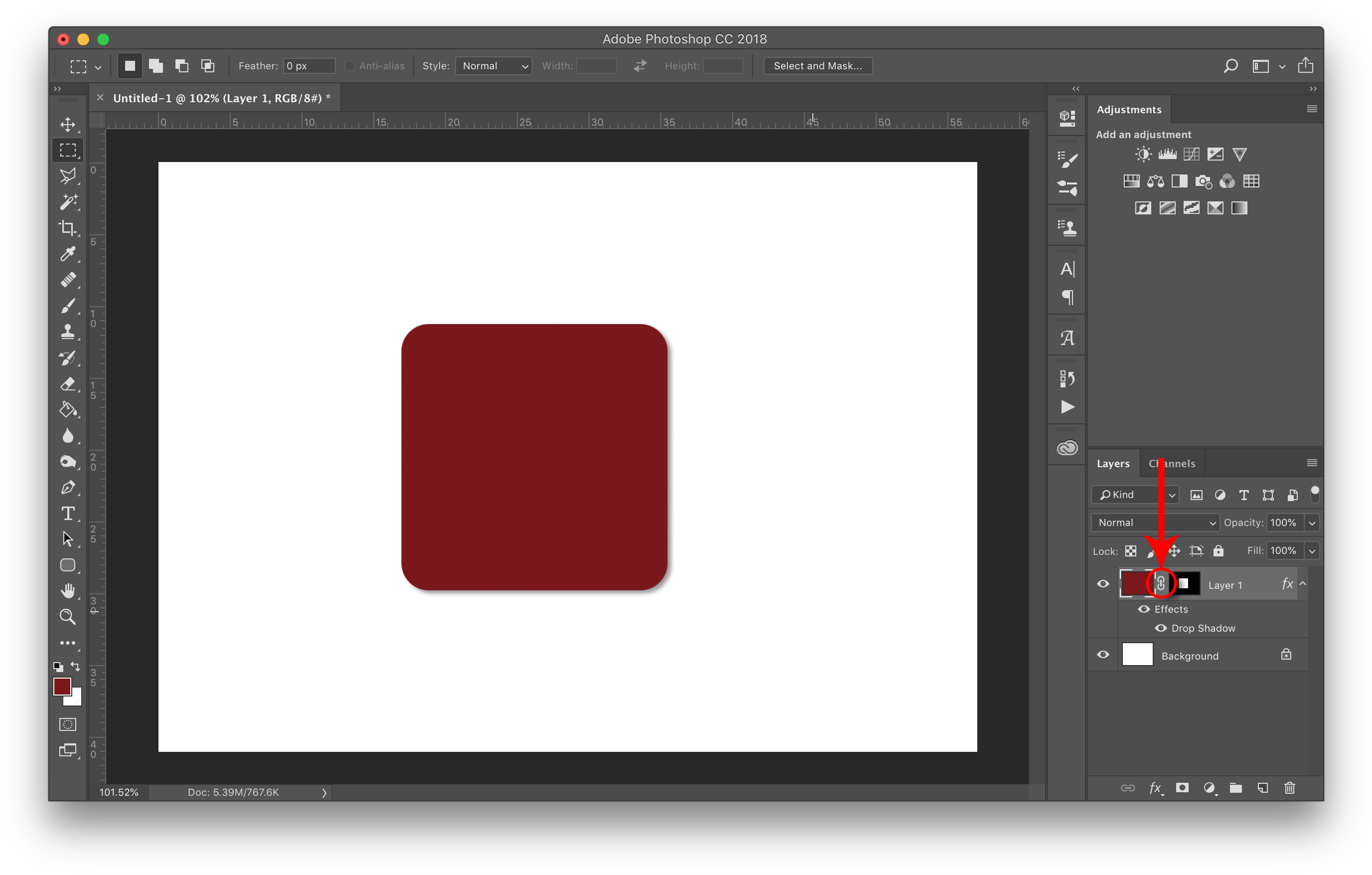 Photoshop Rounded Rectangle Design