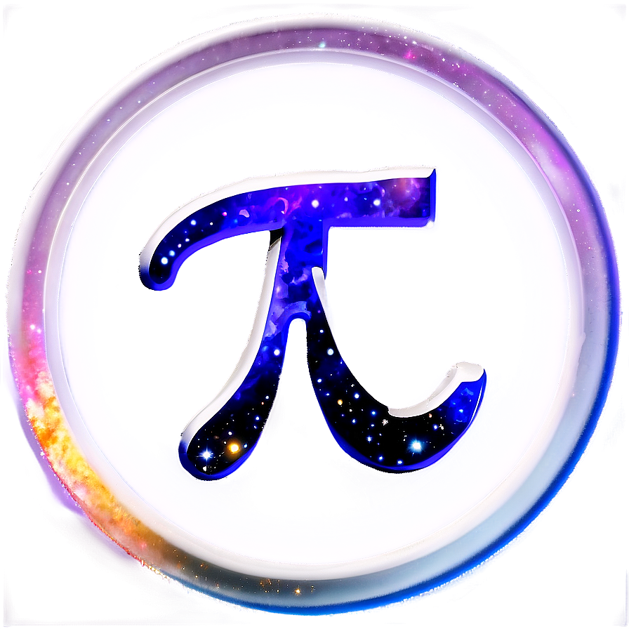 Pi Symbol Galaxy Theme Png 06212024