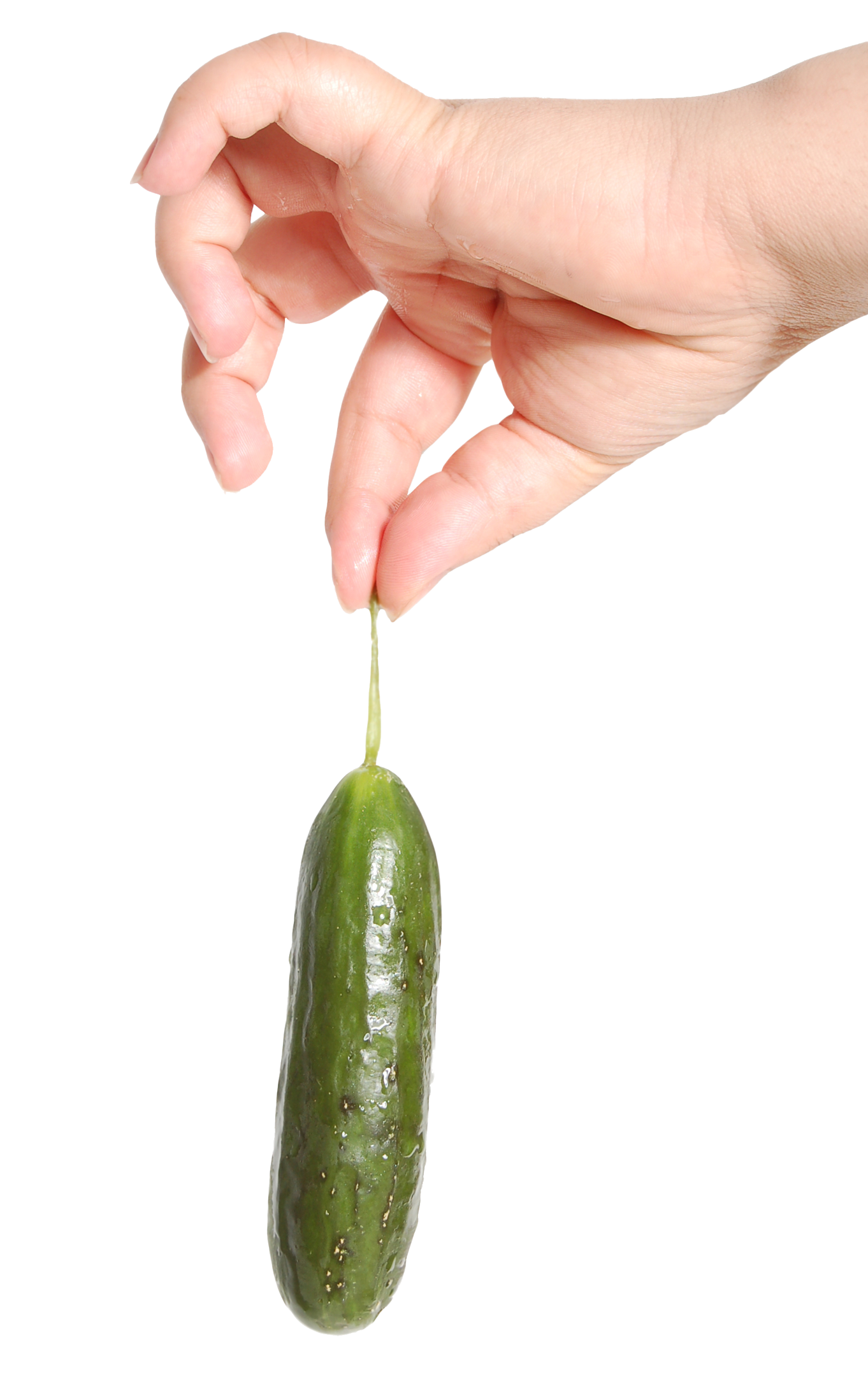 Pickle Dangling From Fingertips.jpg