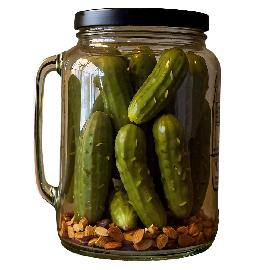 Pickle Jar With Spoon Png 06212024