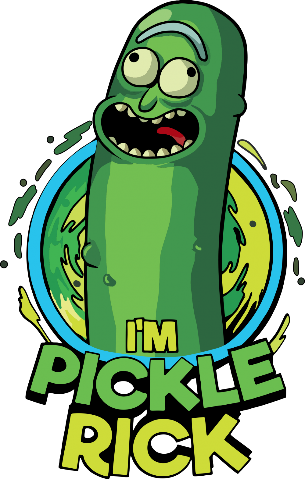 Pickle Rick Character Artwork