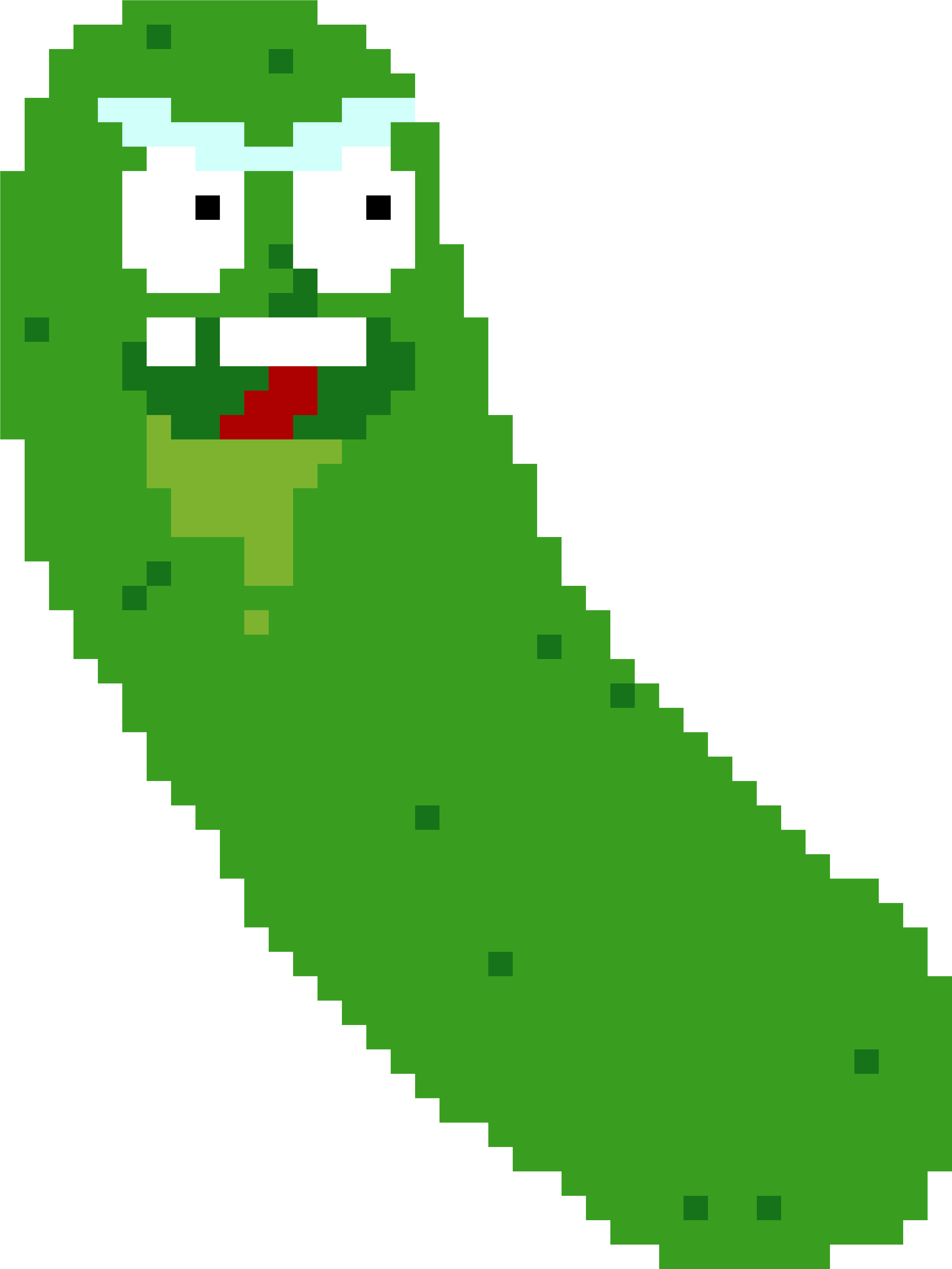 Pickle Rick Pixel Art