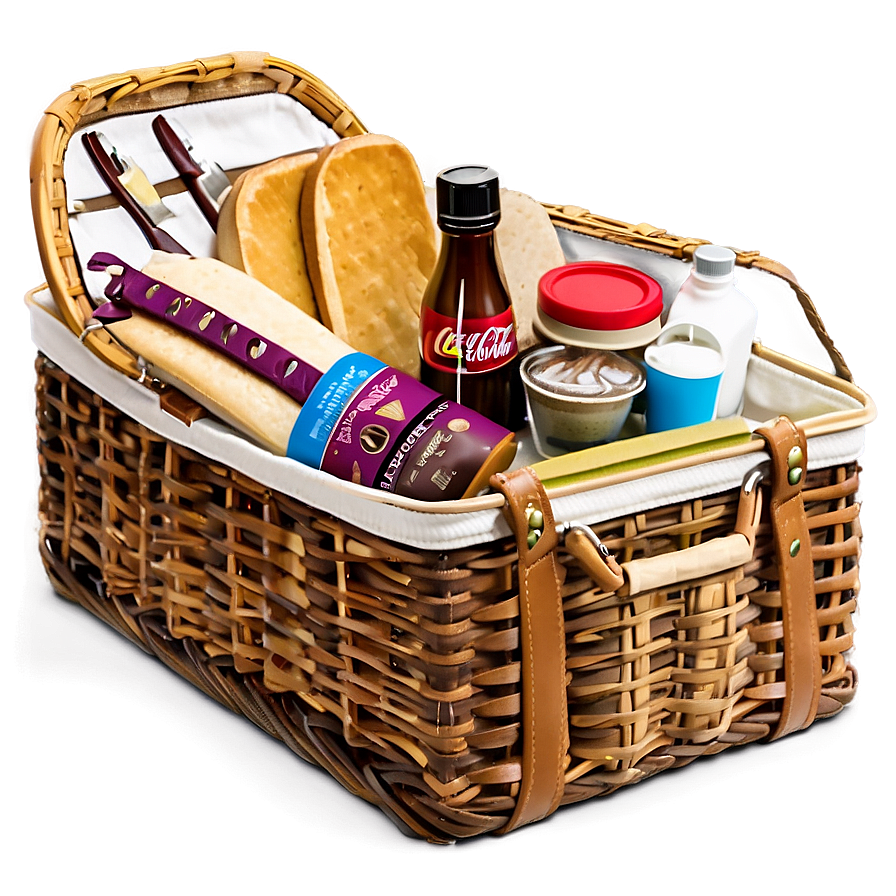 Picnic Basket For Four Png Ysd