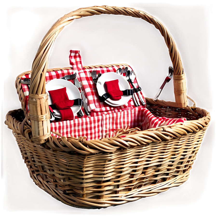 Picnic Basket For One Png 06122024