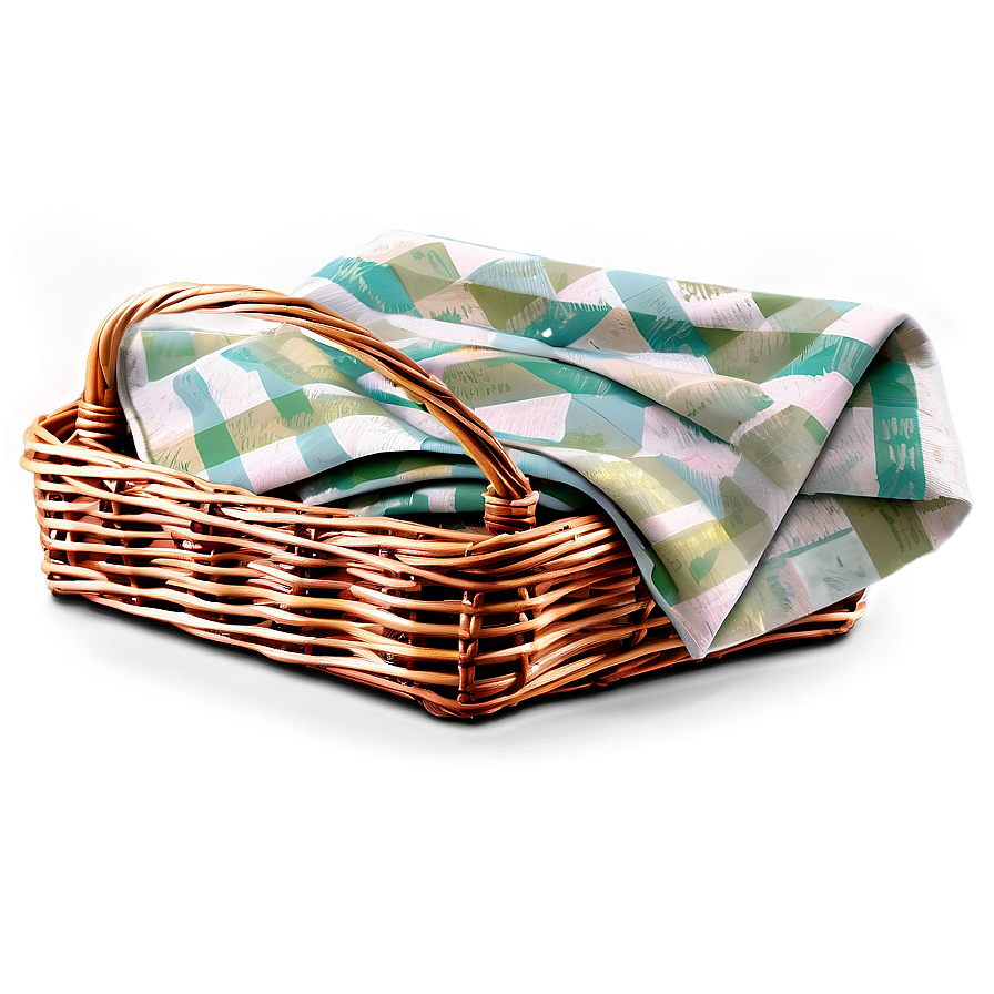 Picnic Basket Napkin Png 05252024