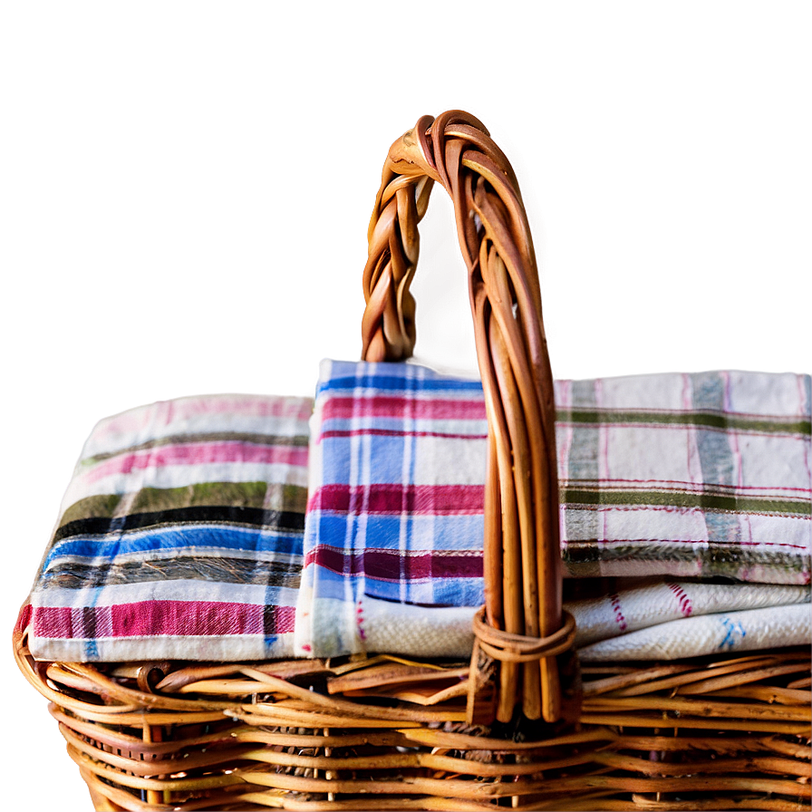 Picnic Basket Napkin Png Cyh3