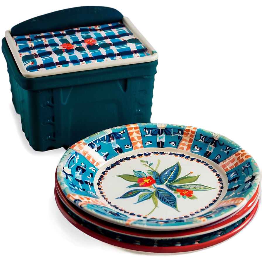 Picnic Plates Set Png Lea83