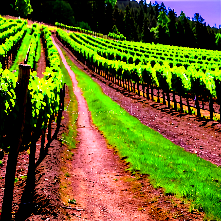 Picturesque Vineyard Path Png 72