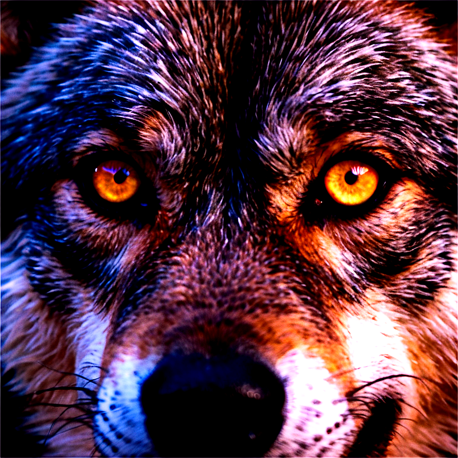 Piercing Wolf Eyes Png Dfs77