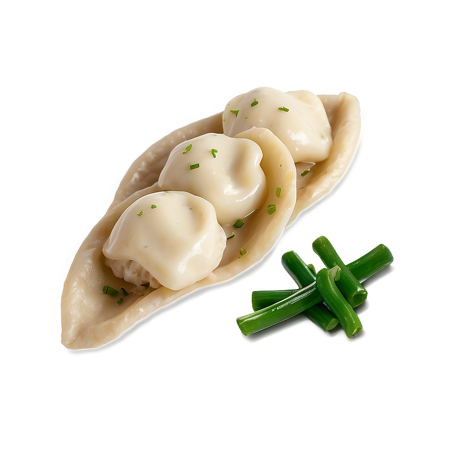 Pierogi With Sour Cream And Chive Png 66